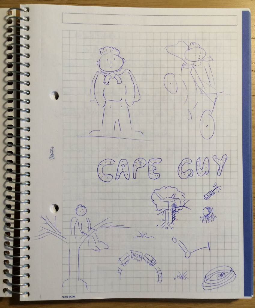 My Initial Cape Guy Branding Sketches